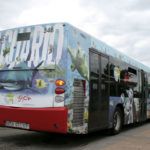 Rotulación integral de autobús para el Acuario de Gijón