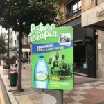 Publicidad exterior en mupi corpóreo para Agua de Cuevas
