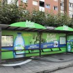 Publicidad exterior en marquesinas para Agua de Cuevas